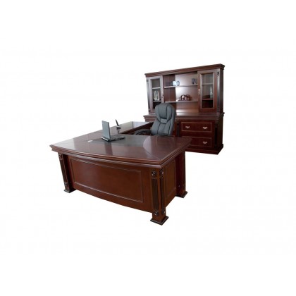 66"W Veneer Executive Desk